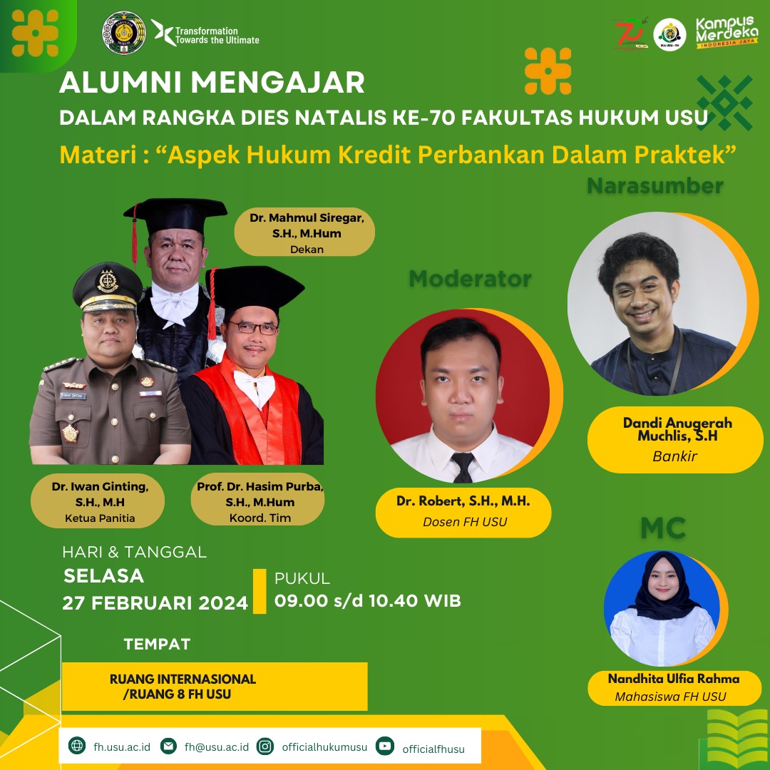 Teaching Alumni: Legal Aspects of Banking Credit in Practice